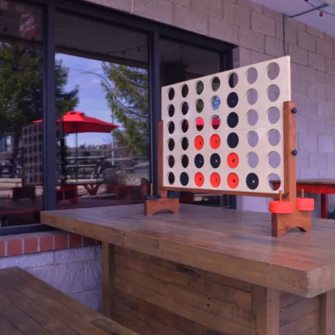 Red Card Pub and Tex Mex Taco Bar has tons of games to play while you eat and drink.